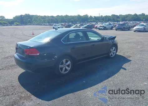 2013 Volkswagen Passat Se из США, поврежденный, VIN 1VWBP7A39DC104977